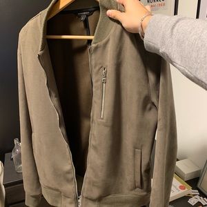 Banana Republic suede Bomber